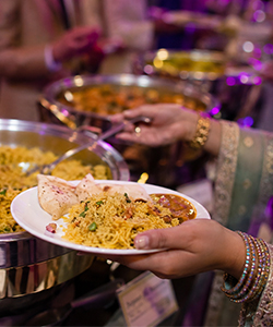 Krishnai Catering plated dish